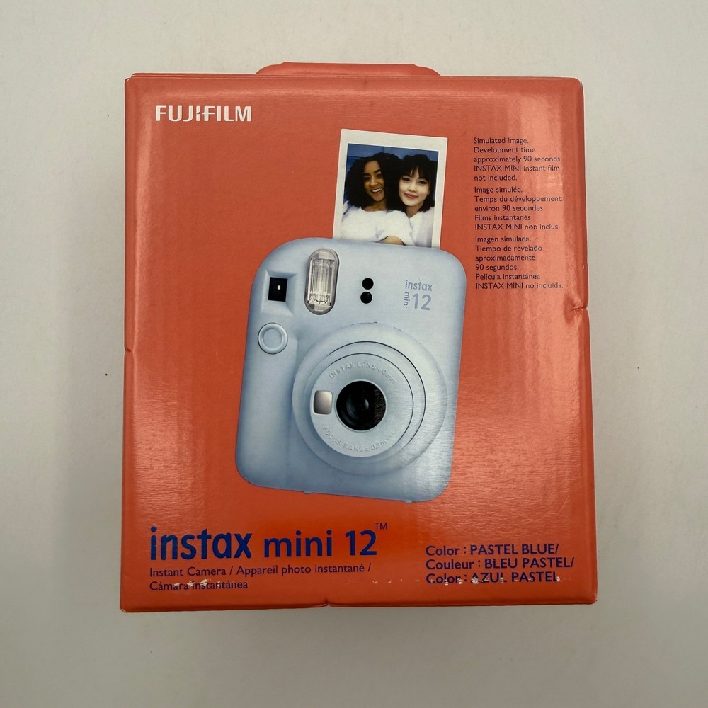 Fujifilm Instax Mini 12 Instant Camera Pastel Blue New W047YS0